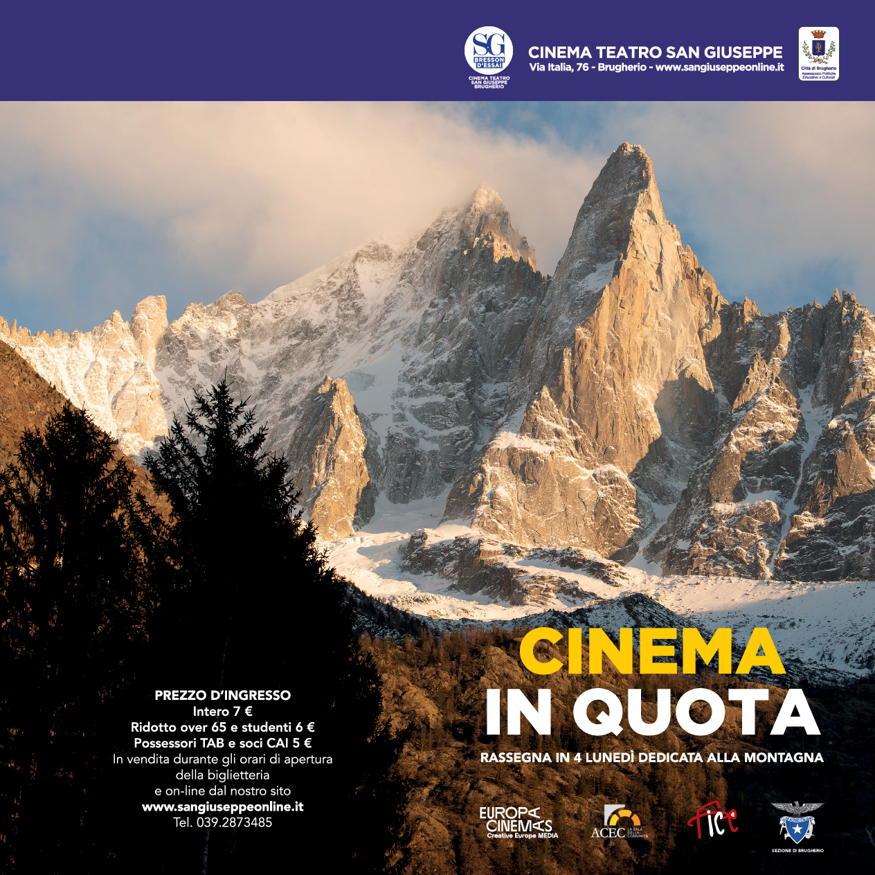 Immagine Cinema in quota - Rassegna in 4 Lunedì dedicata alla montagna